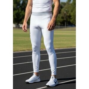DSG White Joggers for Men